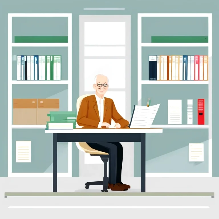 Professional retirement document consultation